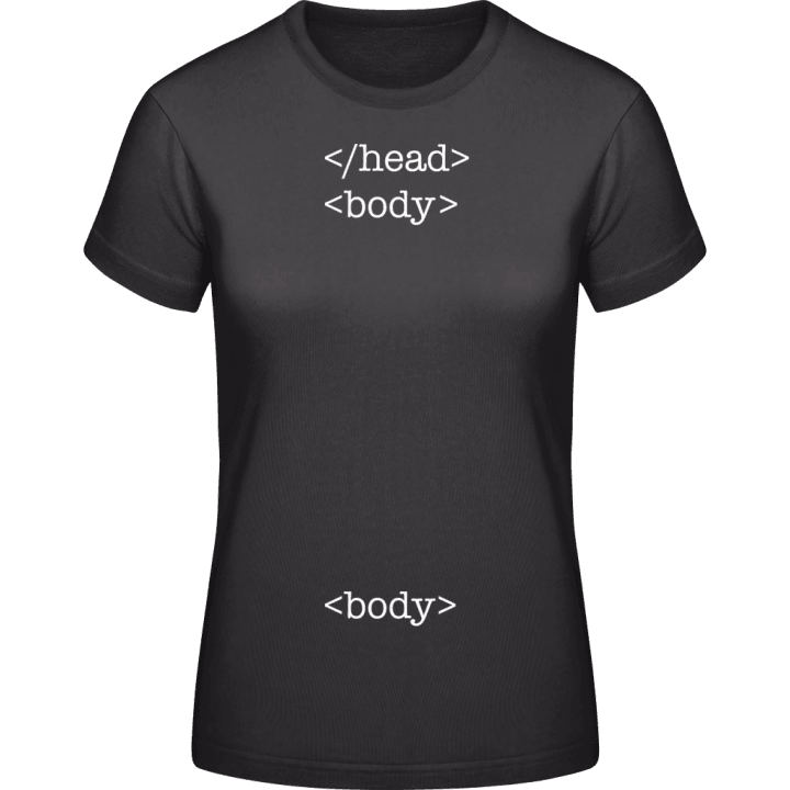 Head Body Body T-shirt pour femme contain pic