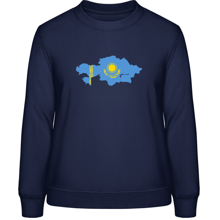 Kazakhstan Map Vrouwen Sweatshirt contain pic