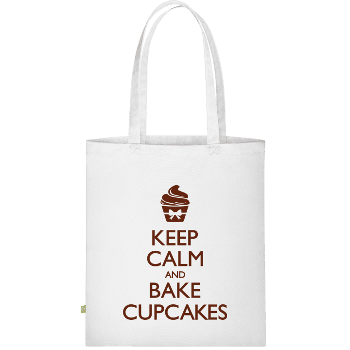 Keep Calm And Bake Cupcakes Bolsa de tela contain pic