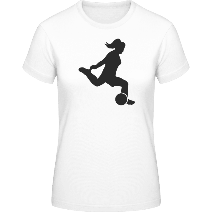 Female Soccer Illustration T-shirt til kvinder 0 image