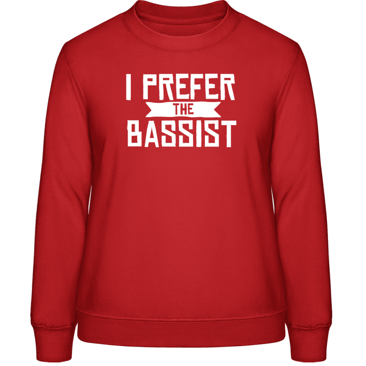I Prefer The Bassist Sweat-shirt pour femme contain pic