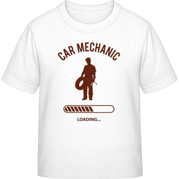 Car Mechanic Loading T-skjorte for barn contain pic