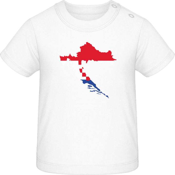 Croatia Map T-shirt för bebisar contain pic