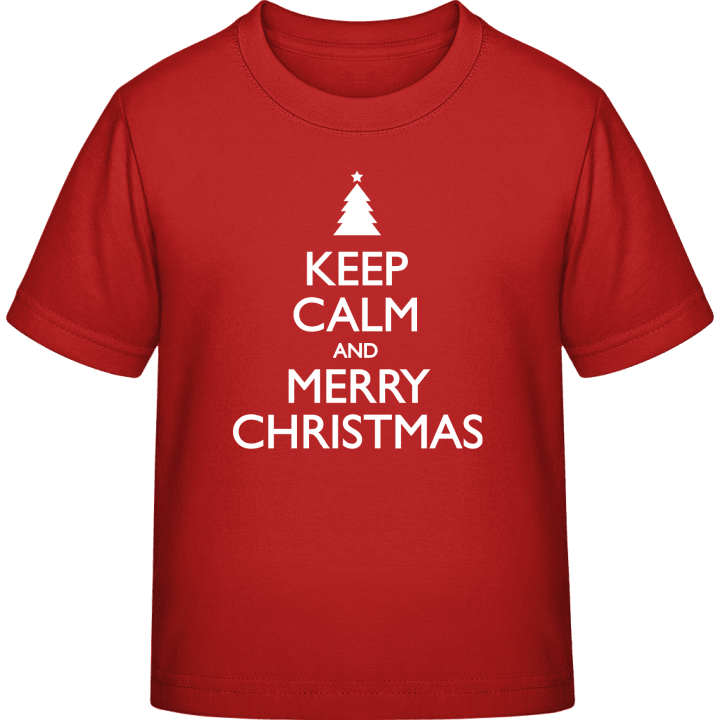 Keep calm and Merry Christmas T-shirt til børn 0 image