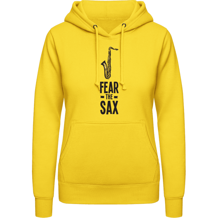 Fear The Sax Felpa con cappuccio da donna contain pic