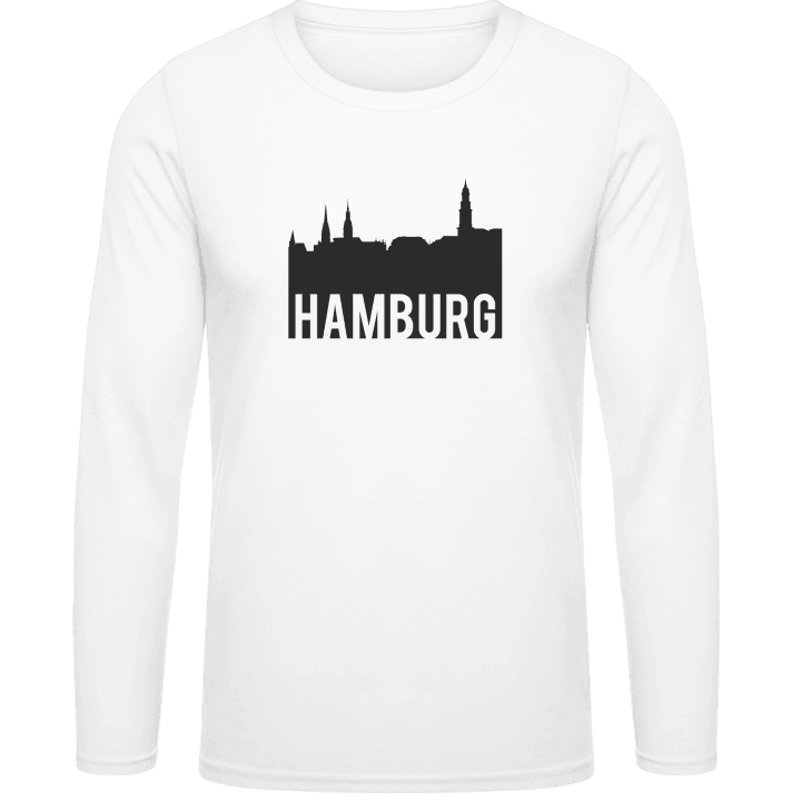 Hamburg Skyline Langarmshirt contain pic