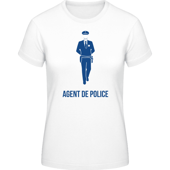 Agent De Police Frauen T-Shirt contain pic