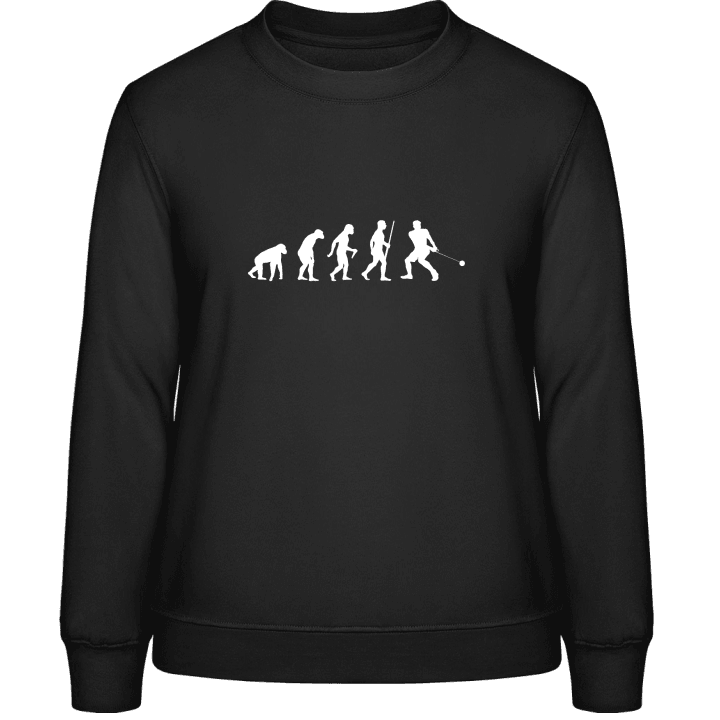 Hammer Throw Evolution Frauen Sweatshirt contain pic