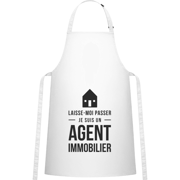 Laisse-moi passer je suis un agent immobilier Förkläde för matlagning contain pic