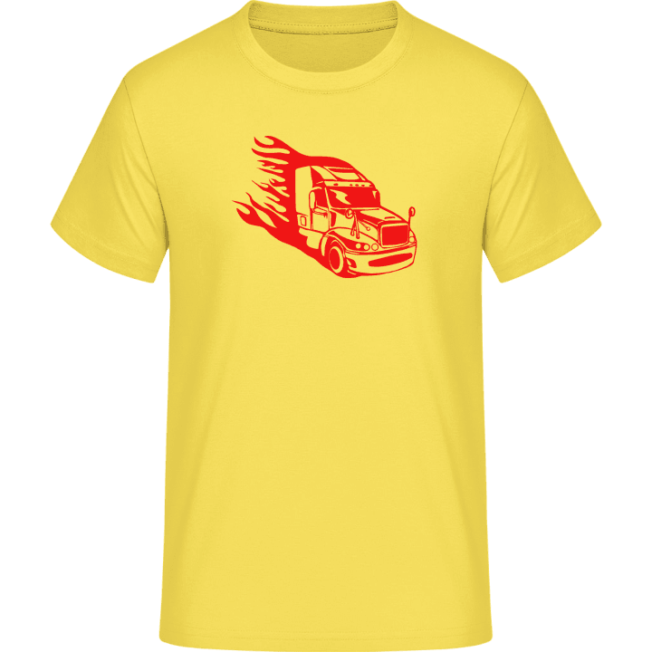 Truck On Fire T-skjorte 0 image