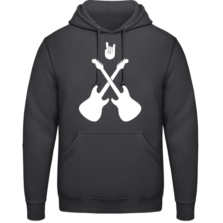Rock On Guitars Crossed Hoodie contain pic