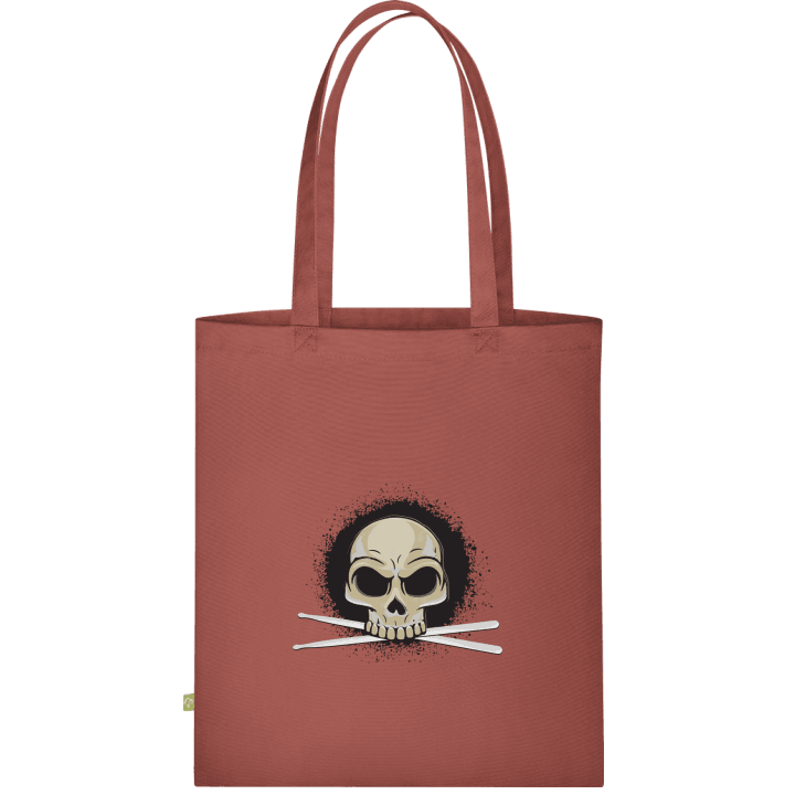 Drummer Skull With Drum Sticks Stofftasche contain pic