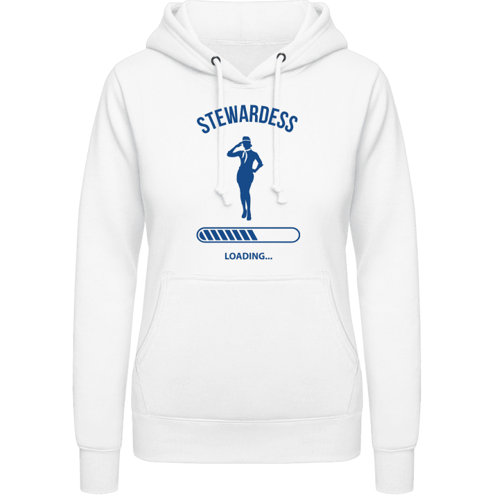 Stewardess Loading Vrouwen Hoodie contain pic