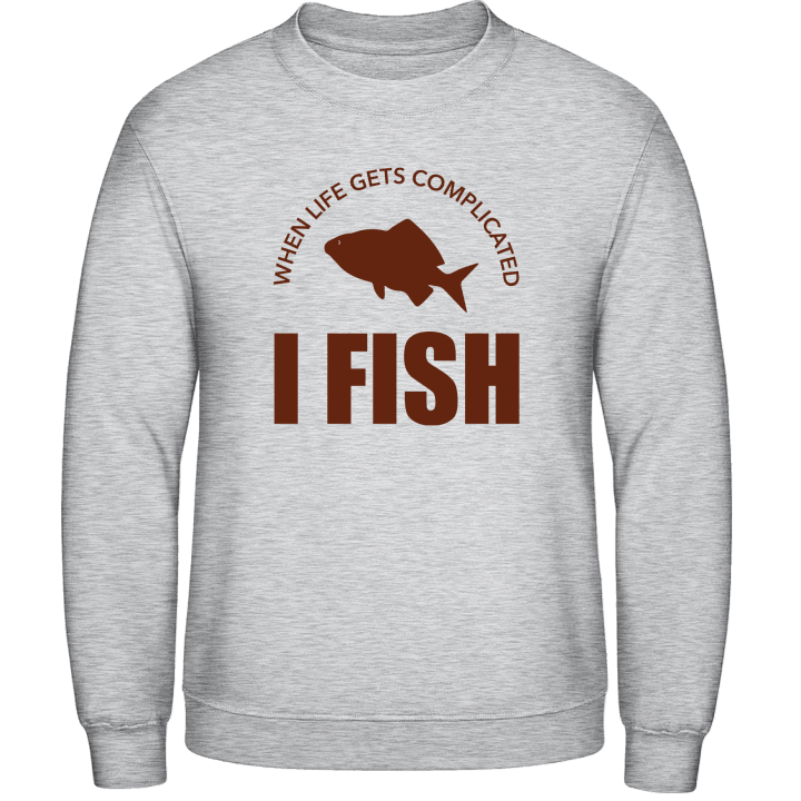 I Fish Sweatshirt 0 image