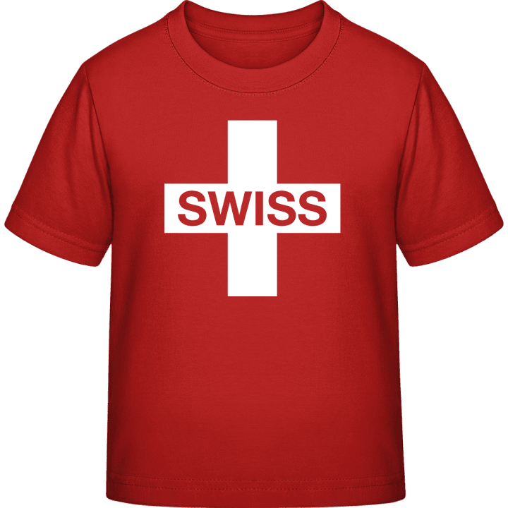 Schweizer Flagge Kinder T-Shirt contain pic