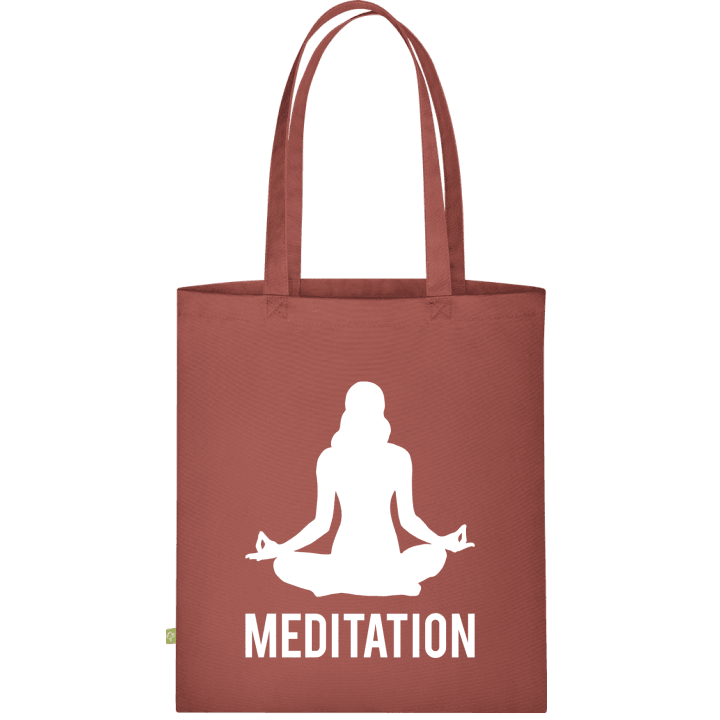 Meditation Silhouette Stofftasche contain pic