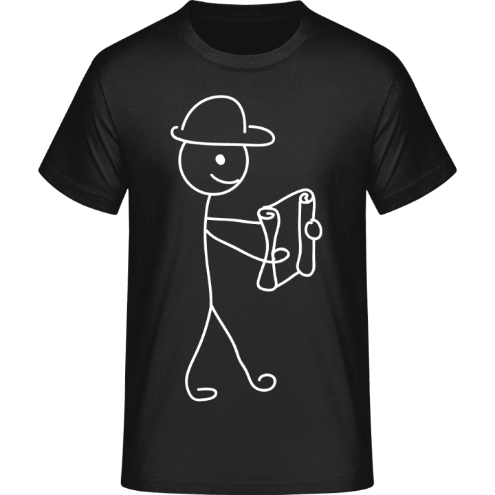 Construction Worker Walking T-skjorte 0 image
