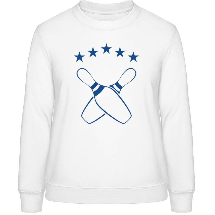 Bowling Ninepins 5 Stars Sweatshirt för kvinnor contain pic