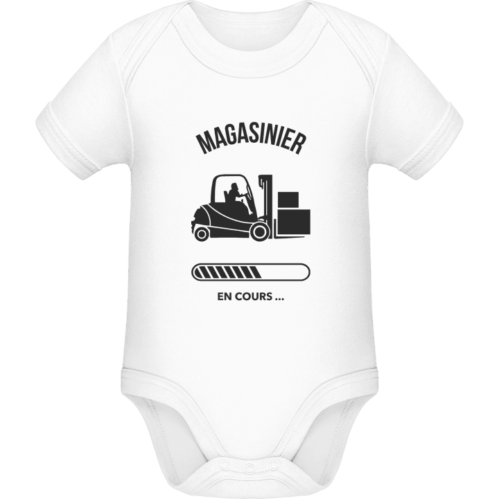 Magasinier en cours Baby Romper contain pic