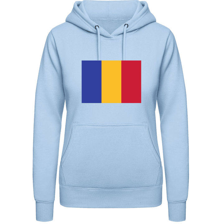 Romania Flag Sudadera con capucha para mujer contain pic