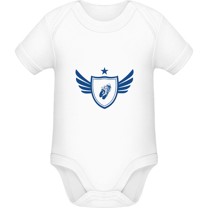 Superbiker Winged Baby romper kostym contain pic