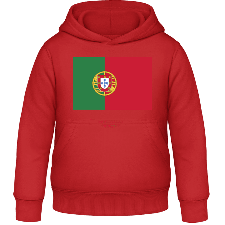 Flag of Portugal Felpa con cappuccio per bambini contain pic