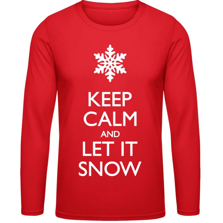 Keep Calm And Let It Snow T-shirt à manches longues 0 image