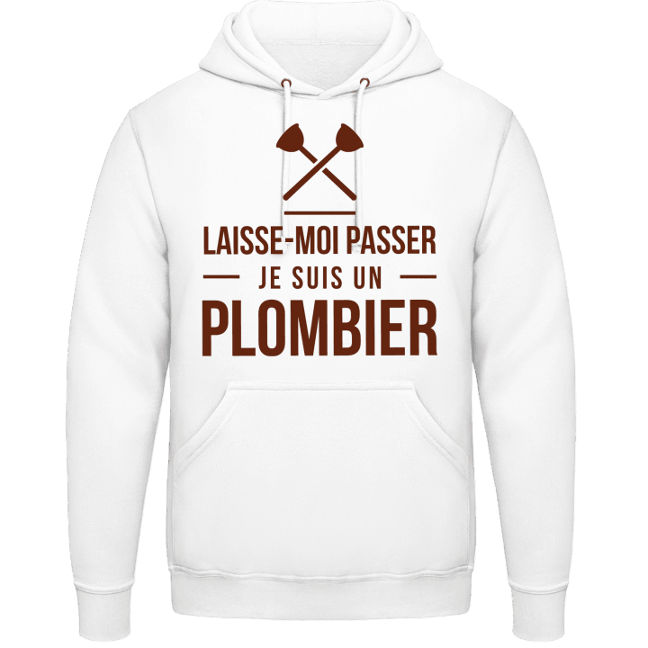 Laisse-Moi Passer Je Suis Un Plombier Huvtröja 0 image