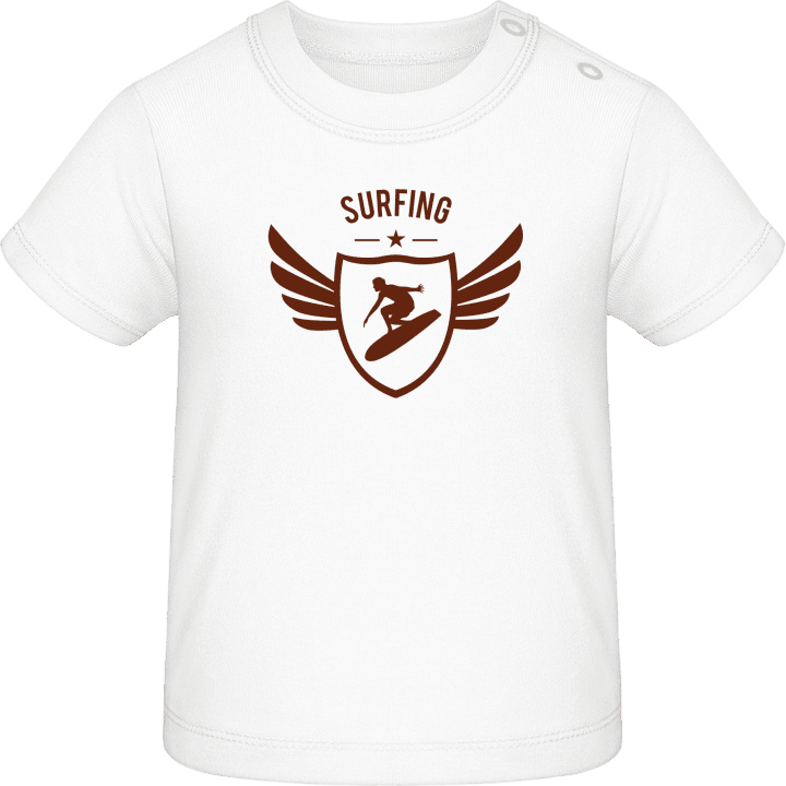 Surfing Winged Baby T-Shirt 0 image