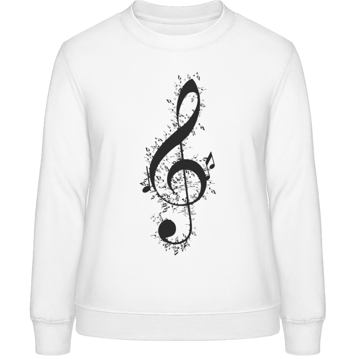 Stylish Music Note Sweat-shirt pour femme contain pic