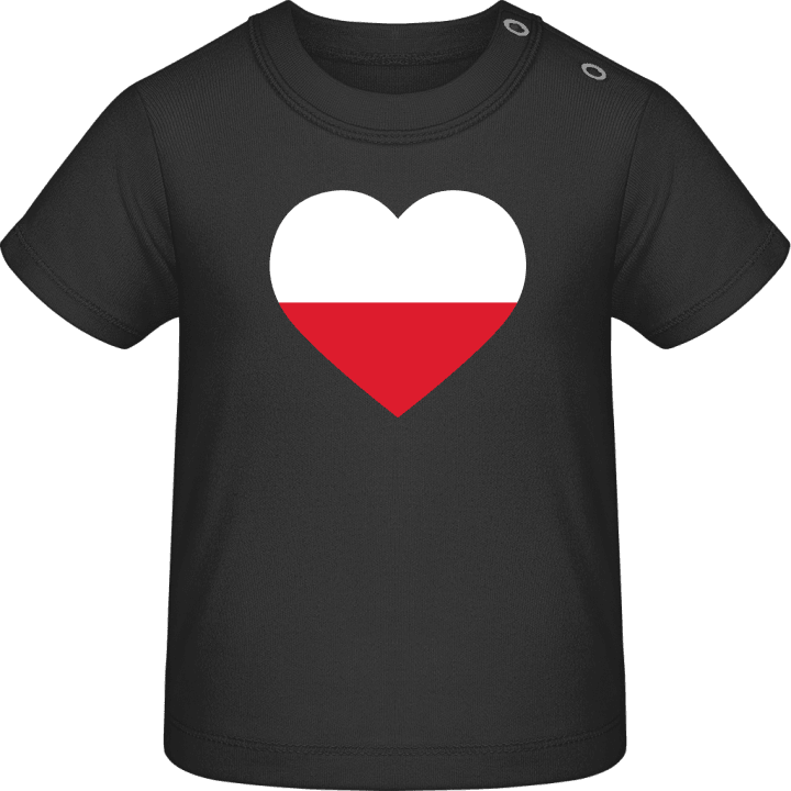 Poland Heart Flag Baby T-skjorte contain pic