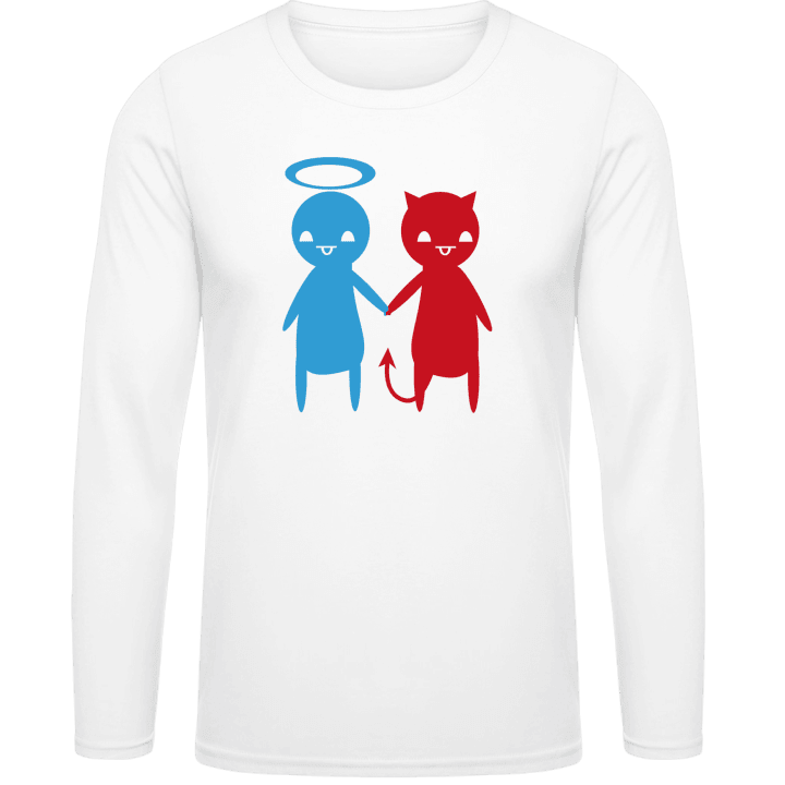 Angel And Devil Langermet skjorte contain pic