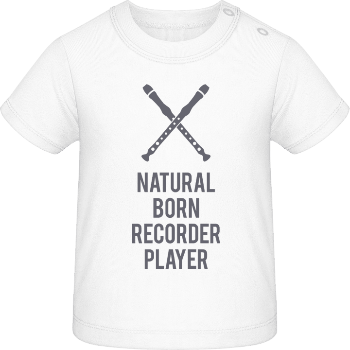 Natural Born Recorder Player Baby T-skjorte 0 image