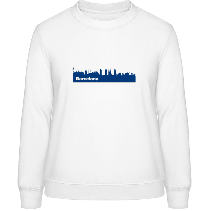 Barcelona Skyline Sweat-shirt pour femme contain pic