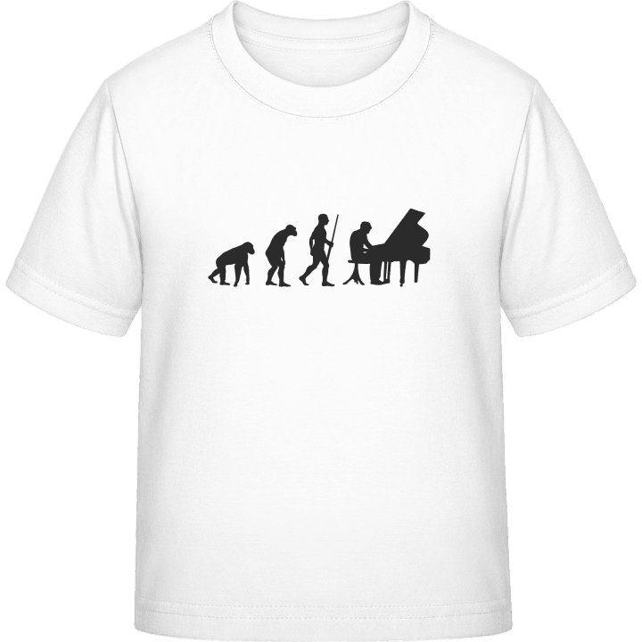 Pianist Evolution T-skjorte for barn contain pic