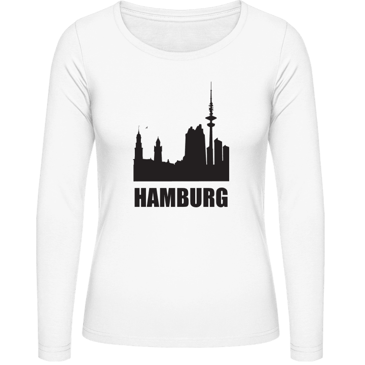Skyline Hamburg Langermet skjorte for kvinner 0 image