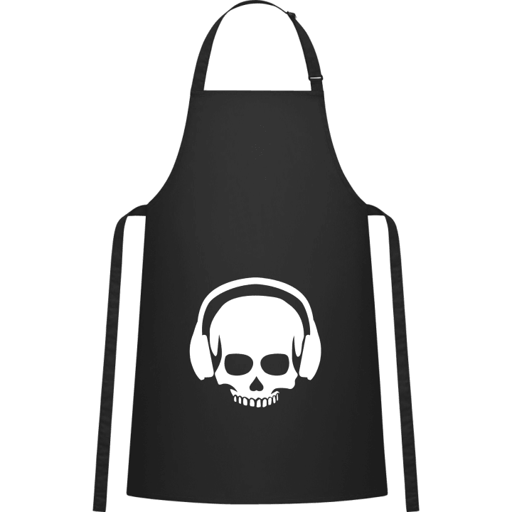 Headphone Skull Kitchen Apron contain pic