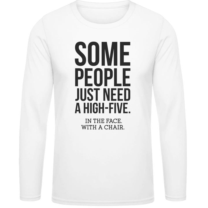 Some People Just Need A High Five Langarmshirt 0 image