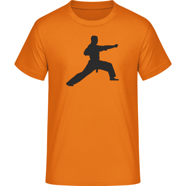 Kung Fu Fighter Silhouette T-skjorte 0 image