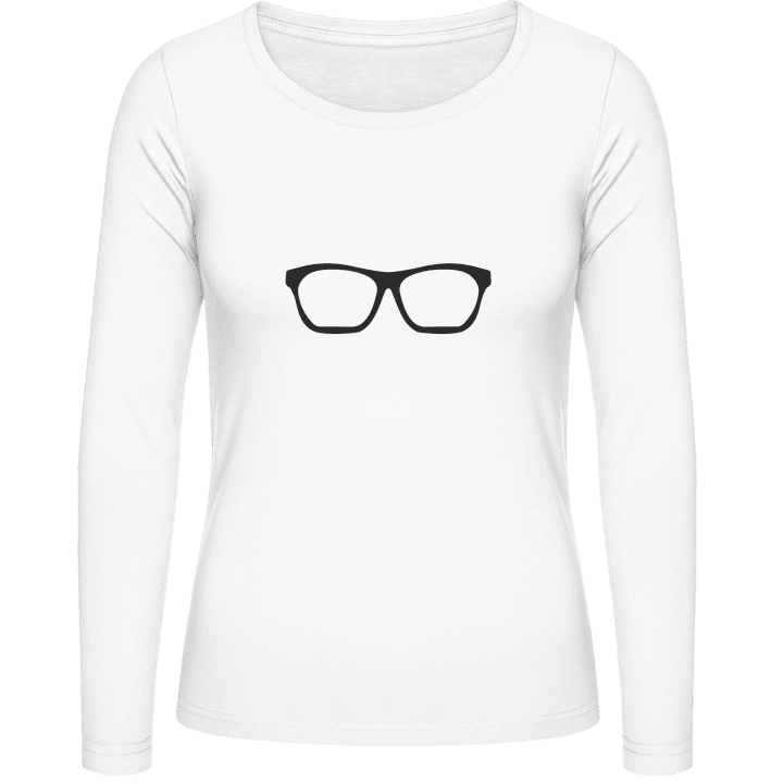 Glasögon Kvinnor långärmad skjorta contain pic