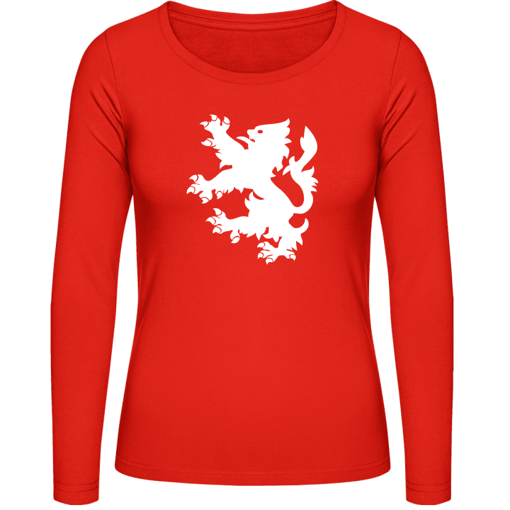 Netherlands Lion T-shirt à manches longues pour femmes contain pic