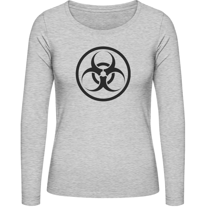 Biohazard Warning Sign Camicia donna a maniche lunghe 0 image