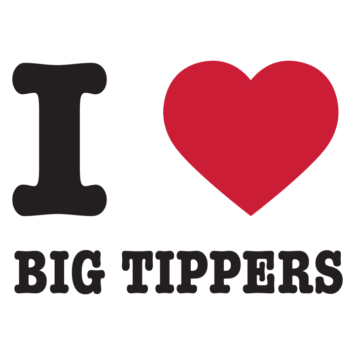I Love Big Tippers Vrouwen T-shirt 0 image