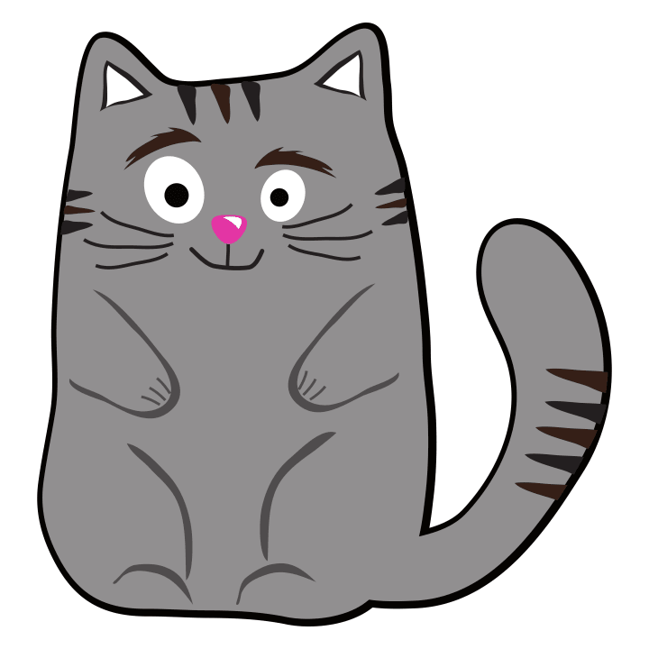 Cat Illustration Shirt met lange mouwen 0 image
