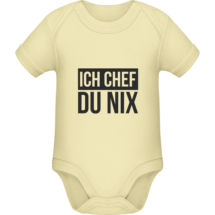 Ich Chef du nix Baby romperdress contain pic