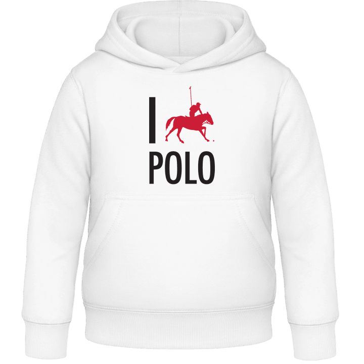 I Love Polo Felpa con cappuccio per bambini contain pic