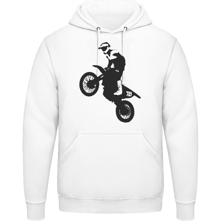 Motocross Illustration Felpa con cappuccio contain pic