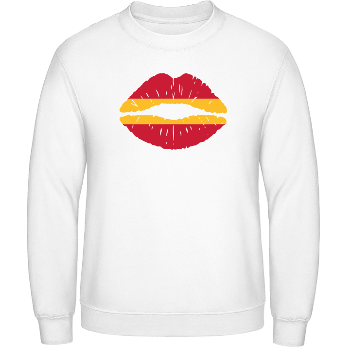 Spanish Kiss Flag Sweatshirt contain pic