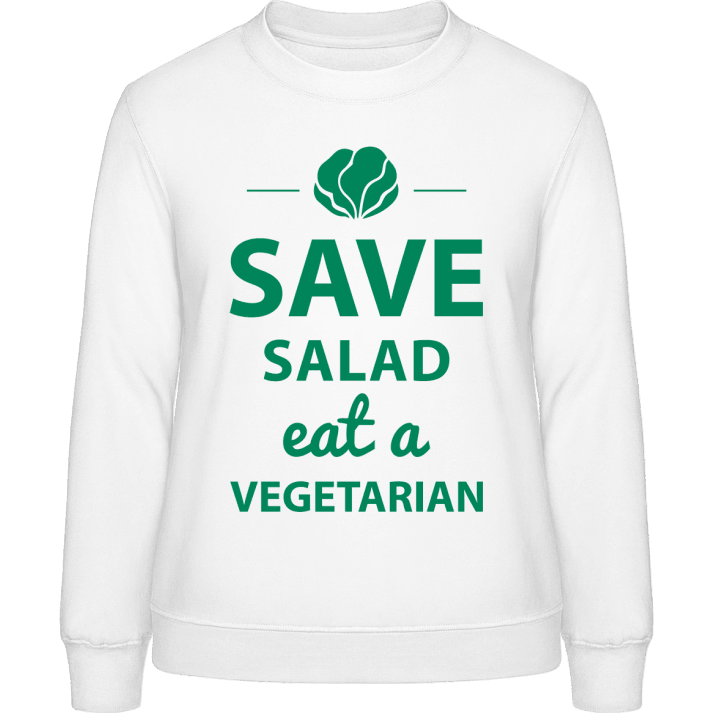 Save Salad Eat A Vegetarian Sweatshirt til kvinder 0 image