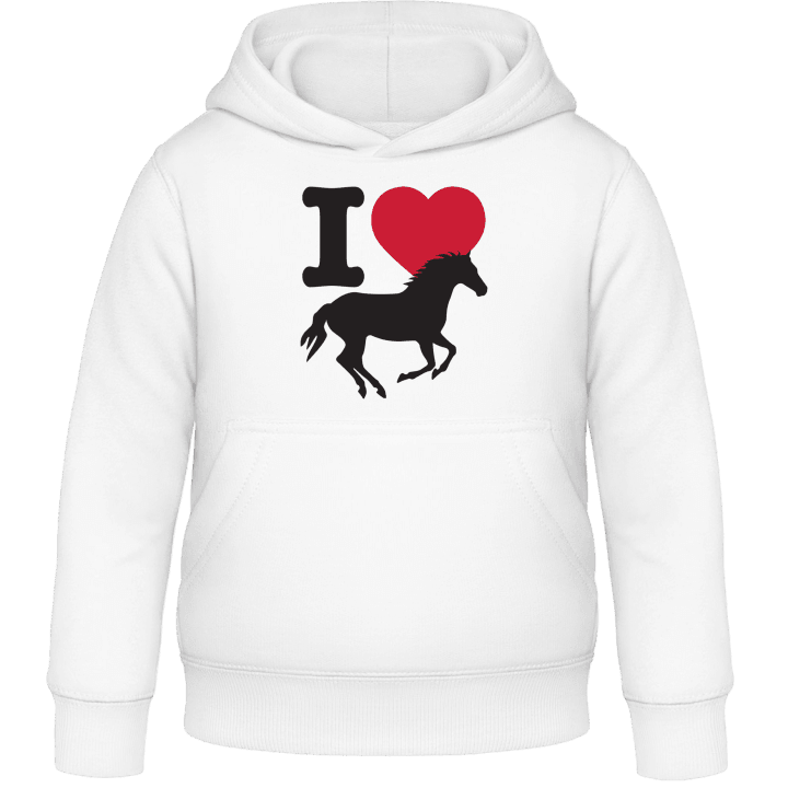 I Love Horses Hættetrøje til børn 0 image